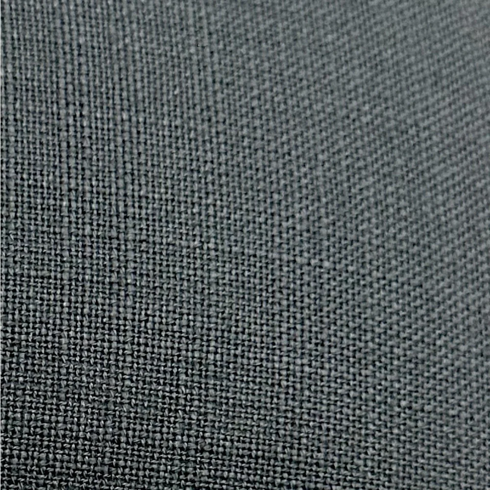 Pier 1 Dusty Blue Decorative Pillow with Cream Color Seed Beads 12”x 12”